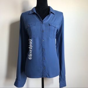 •Abercrombie & Fitch• Casual Hi-Lo Shirt L